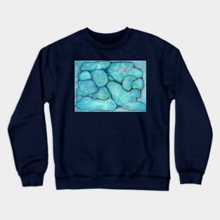 Southwest Turquoise Geode Crewneck Sweatshirt